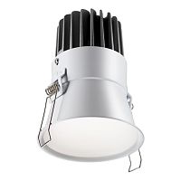 358910 SPOT NT22 516 белый Встраиваемый светодиодный светильник с переключателем цветовой температуры IP20 LED 3000К\4000К\6000К 18W 220V LANG