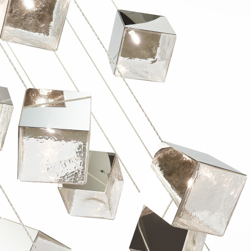 SL1182.103.12 Светильник подвесной ST-Luce Хром/Прозрачный, Хром G9 12*5W RIELLO фото 2 SL1182.103.12 Светильник подвесной ST-Luce Хром/Прозрачный, Хром G9 12*5W RIELLO фото 2