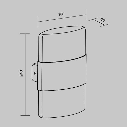Уличный настенный светильник Outdoor O442WL-L12GF3K фото 17
