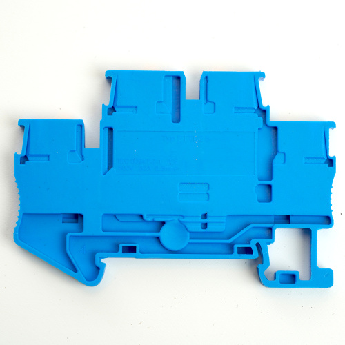 Зажим пружинный, 4-проводной проходной 2 уровня ЗНИ - 2,5 ,JXB PT 2,5 , синий LD575-2-25 фото 6