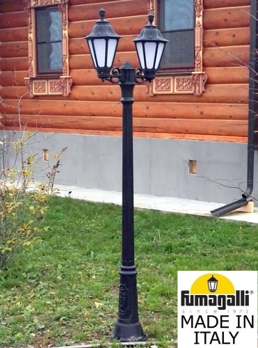 Fumagalli Садово-парковый фонарь FUMAGALLI GIGI BISSO/RUT 2L E26.156.S20.AYE27 фото 2 Fumagalli Садово-парковый фонарь FUMAGALLI GIGI BISSO/RUT 2L E26.156.S20.AYE27 фото 2