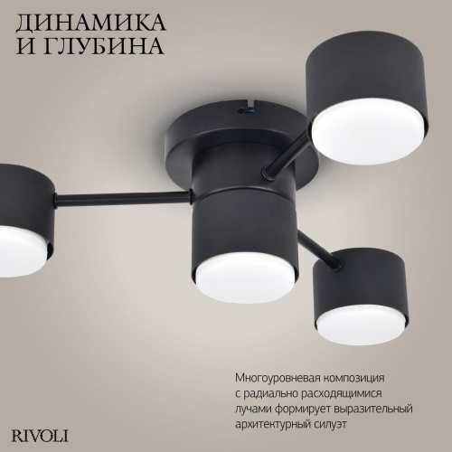 Потолочная люстра Rivoli Ruth 3190-304 Б0071293 фото 9 Потолочная люстра Rivoli Ruth 3190-304 Б0071293 фото 9