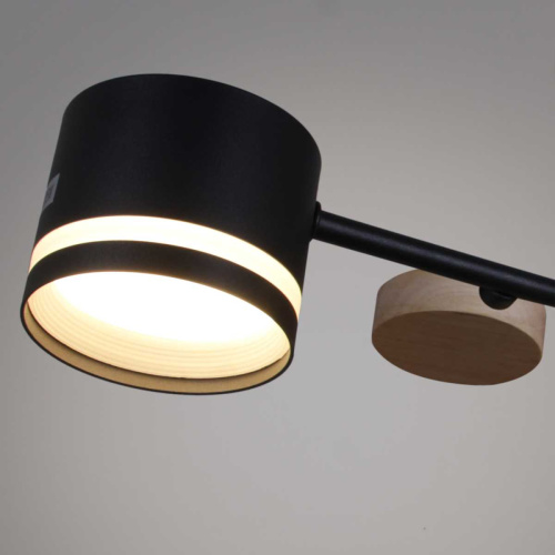 Люстра Reluce 68730-0.3-10 GX53 BK+WOOD фото 2