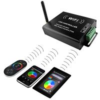 410904 Контроллер Master WiFi + RC LED RGB 12V/24V max 4A*3CH
