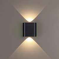 7191/2WL HIGHTECH ODL27 Настенный светильник черный браш./металл IP20 LED 2W 3000K 220V MAGNUM