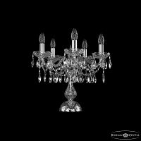 Настольная лампа 1413L/5/141-39 Ni Bohemia Ivele Crystal (Богемия Ивеле Кристалл)