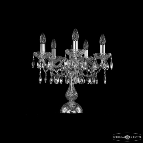 Настольная лампа 1413L/5/141-39 Ni Bohemia Ivele Crystal (Богемия Ивеле Кристалл) Настольная лампа 1413L/5/141-39 Ni Bohemia Ivele Crystal (Богемия Ивеле Кристалл)