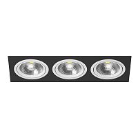 Комплект из светильника и рамки Lightstar Intero 111 (217837+217906+217906+217906) i837060606