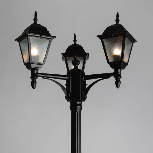 Парковый светильник Arte Lamp BREMEN A1017PA-3BK фото 2 Парковый светильник Arte Lamp BREMEN A1017PA-3BK фото 2
