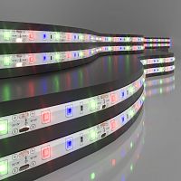 Светодиодная лента 12 В 4,8 Вт/м 60 Led/м 2835 IP65, RGB, 5 м Лента светодиодная 12V 4,8W 60Led 2835 IP65 RGB, 5м