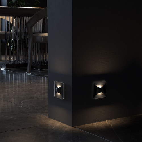 Встраиваемая LED подсветка МУН (черный матовый) W1154508 фото 2 Встраиваемая LED подсветка МУН (черный матовый) W1154508 фото 2