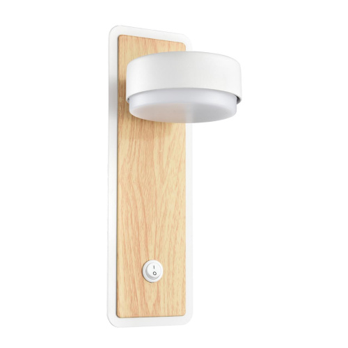 8263/1W COMFI LN26 432 металл, белый/дерево Бра GX53 LED 1*7W 220V LELAND 8263/1W COMFI LN26 432 металл, белый/дерево Бра GX53 LED 1*7W 220V LELAND