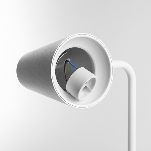 Светильник под лампу Feron DE185 BELL 35W, 230V, GU10, белый фото 3