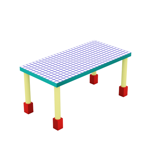 Обеденный стол Supertable Blue Grid Обеденный стол Supertable Blue Grid