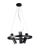 Люстра подвесная черная GU10 D50см Zortes TWEENY ZRS.1828.50