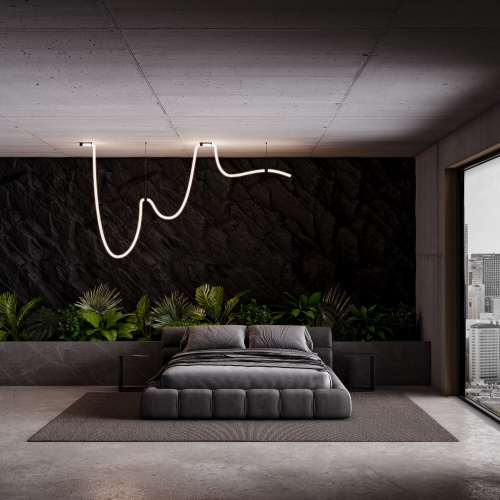 Накладные крепления для круглого гибкого неона Full light черный FL 28161 фото 2