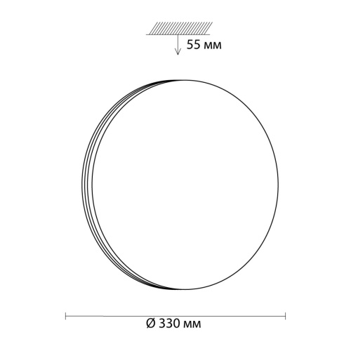 3015/CL MINI SN 207 Светильник пластик/белый/под дерево LED 30Вт 4000K D330 IP43 SMALLI 3015/CL MINI SN 207 Светильник пластик/белый/под дерево LED 30Вт 4000K D330 IP43 SMALLI