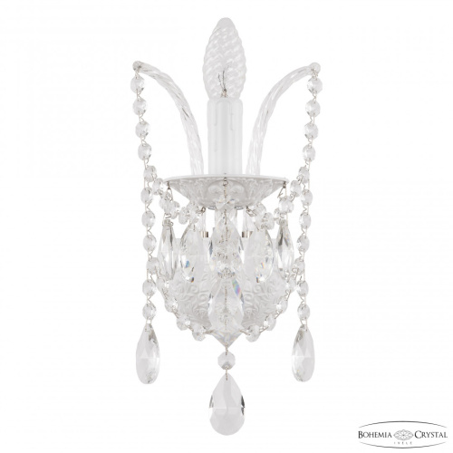 Бра с хрустальными подвесками AL16311B/1/141 WM Bohemia Ivele Crystal (Богемия Ивеле Кристалл) фото 2 Бра с хрустальными подвесками AL16311B/1/141 WM Bohemia Ivele Crystal (Богемия Ивеле Кристалл) фото 2
