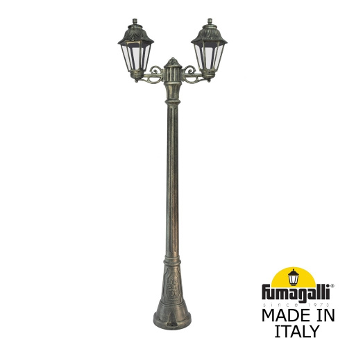 Fumagalli Садово-парковый фонарь FUMAGALLI ARTU BISSO/ANNA 2L E22.158.S20.BXE27 Fumagalli Садово-парковый фонарь FUMAGALLI ARTU BISSO/ANNA 2L E22.158.S20.BXE27