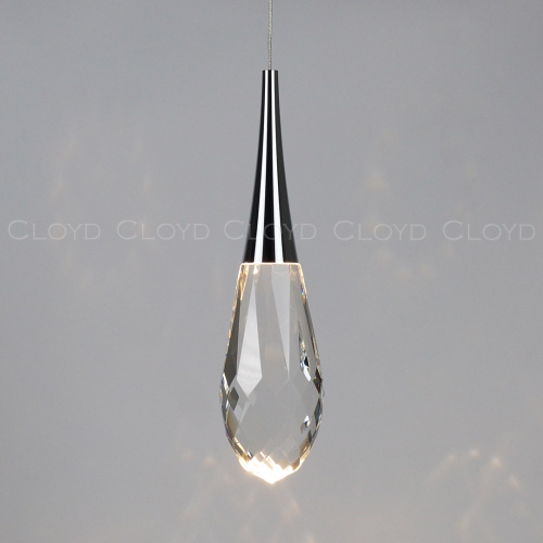 Подвесной светильник Cloyd IONIC P1 / выс. 32 см - хром (арт.11565) фото 4