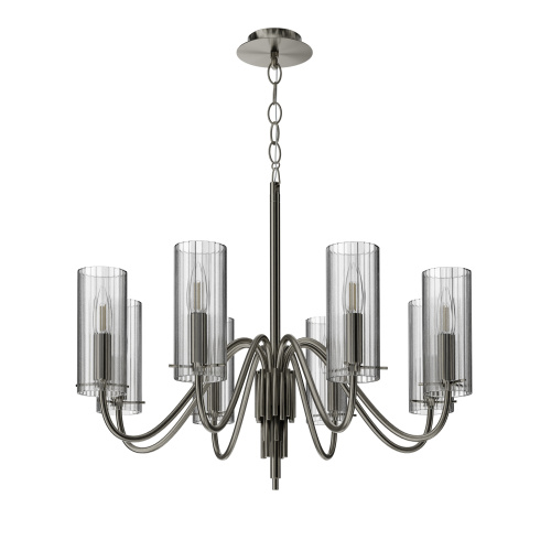 SL2005.103.08 Светильник подвесной ST-Luce никиль/прозрачный E14 8*40W SANTORI фото 2