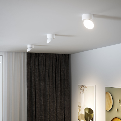 Светильник накладной поворотный светодиодный Smooth 10W 4000K белый 25053/LED фото 4 Светильник накладной поворотный светодиодный Smooth 10W 4000K белый 25053/LED фото 4