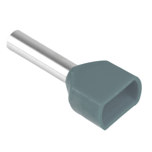 LD406-2510 Наконечник штыревой втулочный изолированный НШВИ(2) 2,5-10 (упаковка 100 шт) фото 5