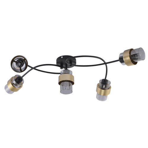 Потолочный светильник Escada 1139/5P E14*40W Black/Gold фото 5