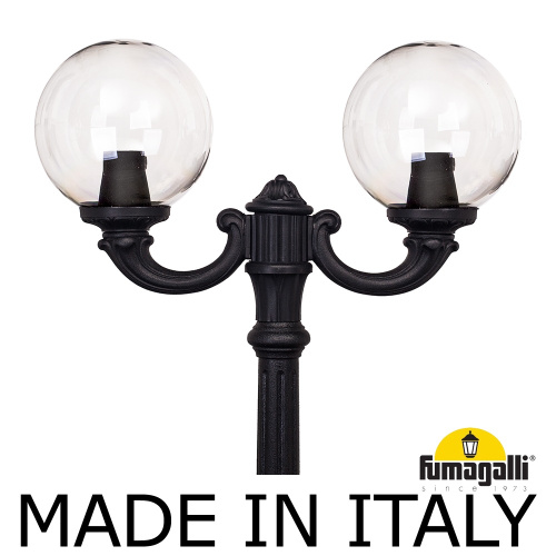 Fumagalli Парковый фонарь FUMAGALLI TABOR OFIR/GLOBE 300 2L  G30.205.R20.AZE27 фото 2