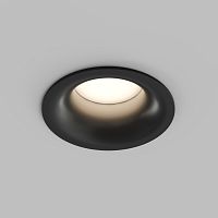 Встраиваемый влагозащищенный светильник KIBEK, IP65, 15 Вт, GU5.3, LED, черный, пластик