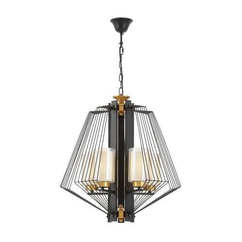Подвесной светильник Lumina Deco Canti LDP 1244-5 BK+MD Подвесной светильник Lumina Deco Canti LDP 1244-5 BK+MD