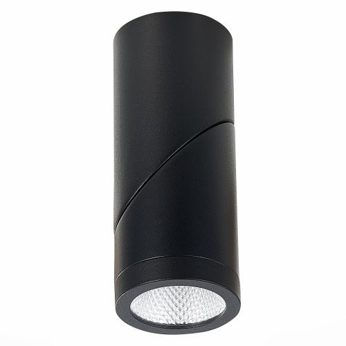 ST650.442.10 Светильник потолочный Черный LED 1*10W 4000K 800Lm Ra>90 38° IP44 D62xH151 165-265V Накладные светильники фото 2