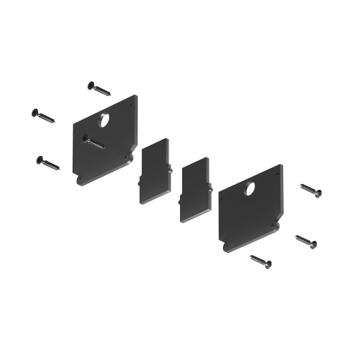 TR2025-BK Комплект торцевых заглушек для трека SMART ONE фото 3