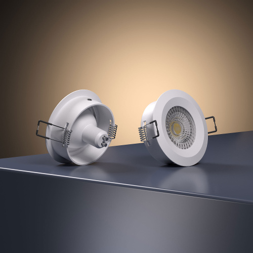 Встраиваемый точечный светильник 110 MR16 белый фото 6