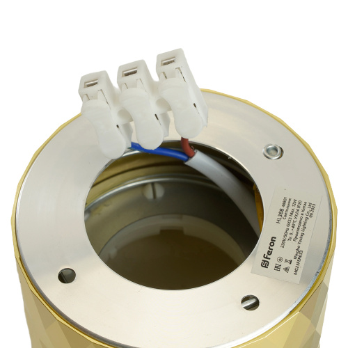 Светильник потолочный Feron HL388 Barrel PRISM GX53 12W 230V, золото фото 7