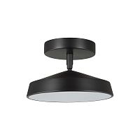 7656/12L MITRA LED SN 547 Светильник пластик/белый/черный LED 12Вт 4000K D200 IP20 MIRA BLACK
