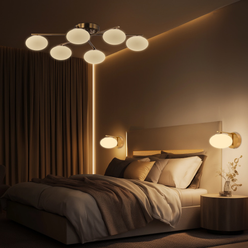 Citilux ATMAN SMART CL226A163 LED RGB Умная люстра Бронза фото 18