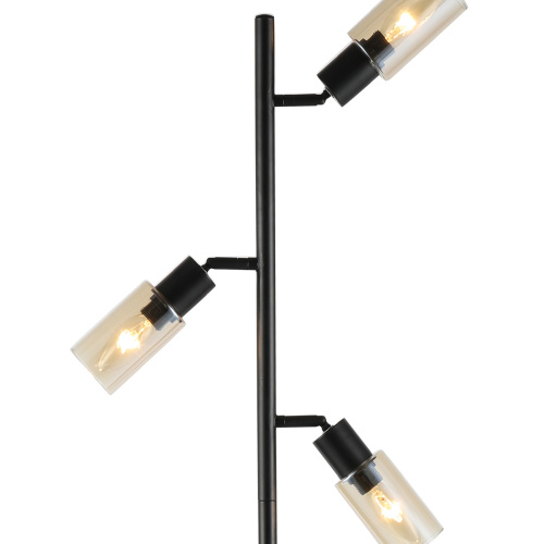 Напольный светильник Escada 10172/T E14*40W Black/Amber фото 3 Напольный светильник Escada 10172/T E14*40W Black/Amber фото 3