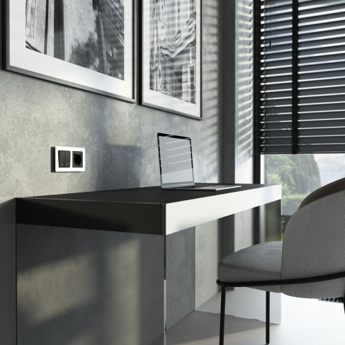 Выключатель жалюзи (черный матовый) W1124508 фото 4