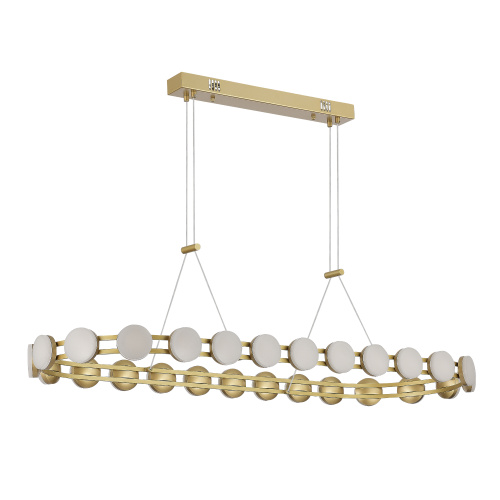 SL6610.203.26 Светильник подвесной ST-Luce золотистый/белый LED 1*50W 4000K MONRO фото 6 SL6610.203.26 Светильник подвесной ST-Luce золотистый/белый LED 1*50W 4000K MONRO фото 6