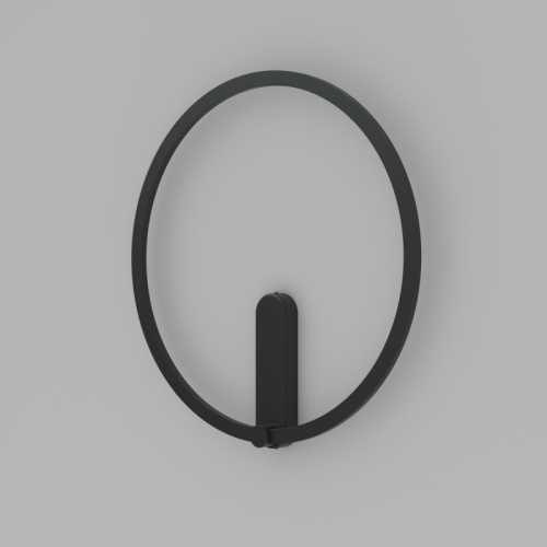 DK5035-BK Бра ROUND со светодиодом, IP20, 24W, 3000/4000/6500K, черный, алюминий фото 3