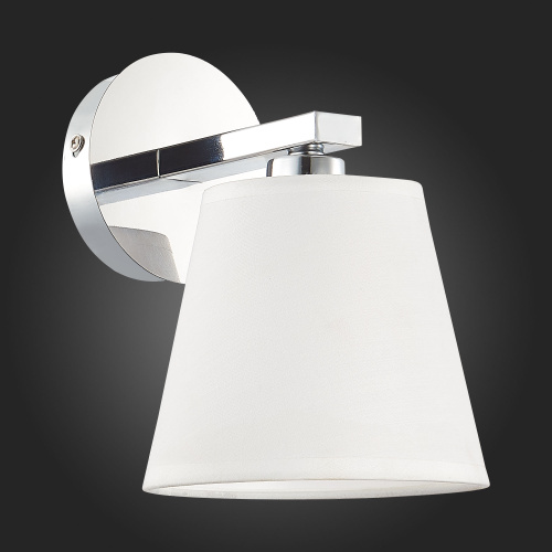 SLE300401-01 Светильник настенный Хром/Белый E14 1*40W PRATO фото 4 SLE300401-01 Светильник настенный Хром/Белый E14 1*40W PRATO фото 4