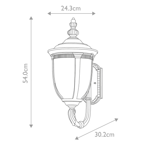 Настенный фонарь Elstead Lighting, Арт. CL1-M фото 6 Настенный фонарь Elstead Lighting, Арт. CL1-M фото 6