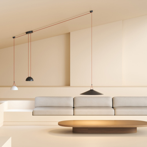 DK5668-BK Cветильник для трека-ремня Belty Smart, серия Flow, со светодиодом, D600*H122мм, 48V DC, 24W, RA90, 120°, 2700-6500K, IP20, черный, алюминий фото 4 DK5668-BK Cветильник для трека-ремня Belty Smart, серия Flow, со светодиодом, D600*H122мм, 48V DC, 24W, RA90, 120°, 2700-6500K, IP20, черный, алюминий фото 4