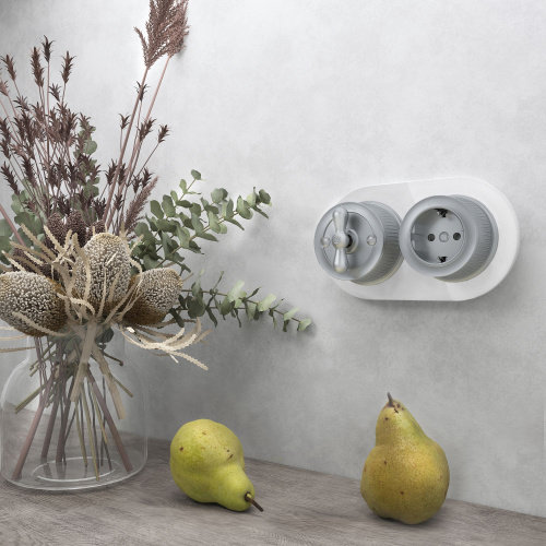 Рамка из стекла на 2 поста белый W0025101 фото 4 Рамка из стекла на 2 поста белый W0025101 фото 4