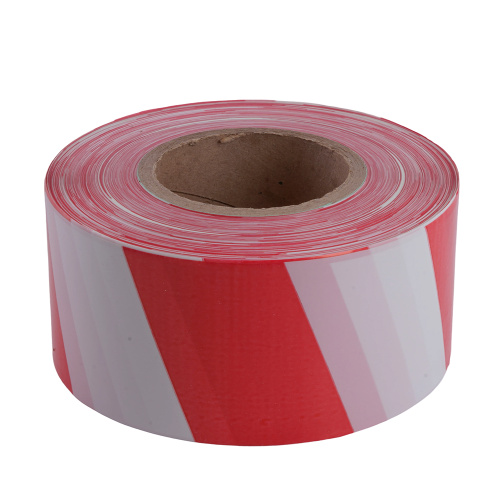 Лента оградительная, 200 п.м.х50 мм х35 мкм, STEKKER  красный,белый INTP10-50-35 фото 5