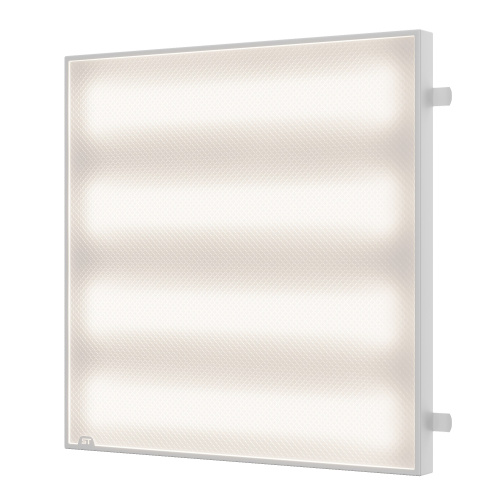 STP-G-1001-P-36-4K-40 Св-к ДВО ST Luce STANDART IP40 590*590*40мм 36Вт 4200лм 4000К призма(Грильято) Коммерческое освещение фото 3