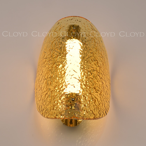 Бра Cloyd CARUDO W1 / золото - янтарн. стекло (арт.20370) фото 6 Бра Cloyd CARUDO W1 / золото - янтарн. стекло (арт.20370) фото 6