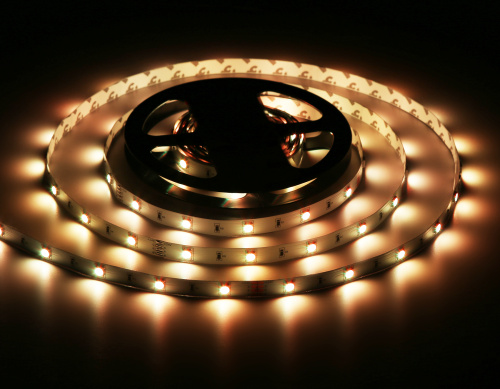 Светодиодная лента 24В 5050 30Led 7.2Вт/м Цветная RGB IP20 5м фото 4