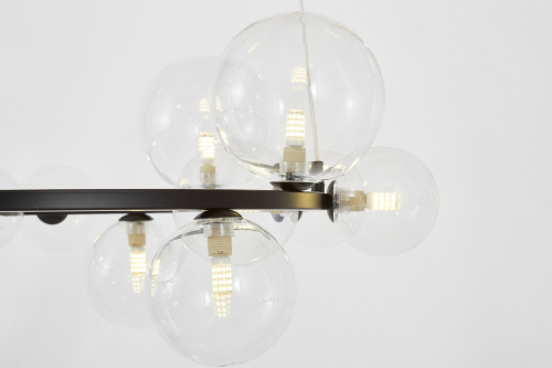 Подвесной светильник Lumina Deco LDP 7033-15 BK+CL фото 5 Подвесной светильник Lumina Deco LDP 7033-15 BK+CL фото 5